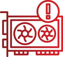 Gpu Error Vector Icon