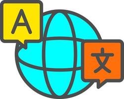 Foreign Language Vector Icon