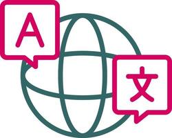 Foreign Language Vector Icon