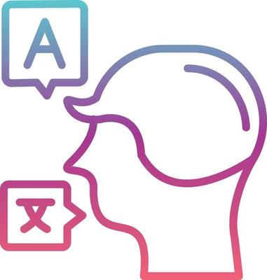 Bilingual Vector Icon