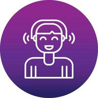 Listening Vector Icon