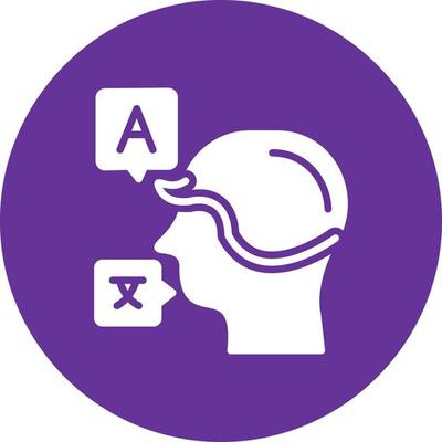 Bilingual Vector Icon