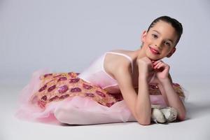 Beautiful girl ballet dancer. photo