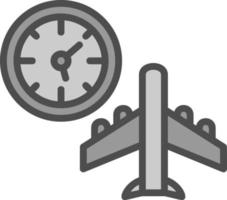 diseño de icono de vector de desfase horario