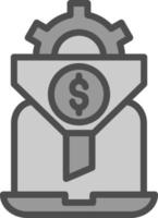 Conversion Rate Optimizer Vector Icon Design