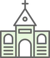 Church Vector Icon Design