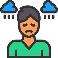 Depression Vector Icon Design