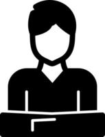 Meditation Vector Icon Design