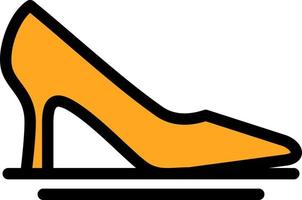 High Heel Vector Icon Design