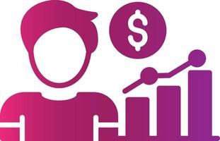 Broker Creative Icon Design vector