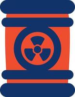 diseño de icono creativo nuclear vector