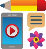 Flatlay Vector Icon Design