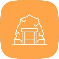 Tunnel Creative Icon Design vector