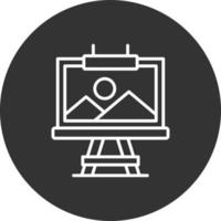 Canvas Creative Icon Design vector