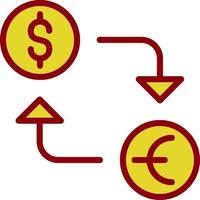 Currency Exchange Vector Icon Design