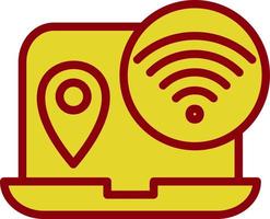 Digital Nomad Hub Vector Icon Design