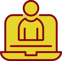 Virtual Assistant Vector Icon Design
