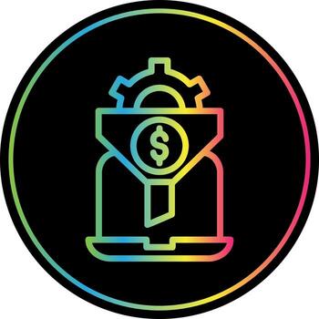 Conversion Rate Optimizer Vector Icon Design