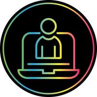 Virtual Assistant Vector Icon Design