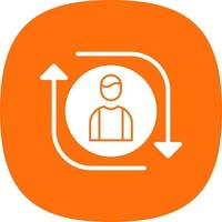 Customer Retention Vector Icon Design