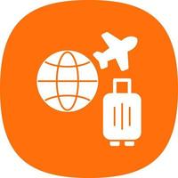Travel Insurance Vector Icon Design