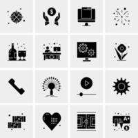 16 Universal Business Icons Vector Creative Icon Illustration to use in web and Mobile Related project