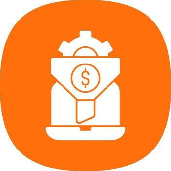 Conversion Rate Optimizer Vector Icon Design