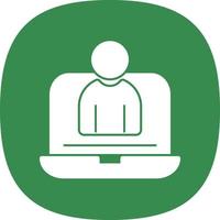 Virtual Assistant Vector Icon Design