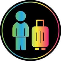 Solo Travel Vector Icon Design