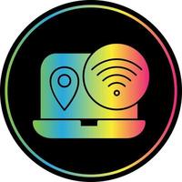 Digital Nomad Hub Vector Icon Design