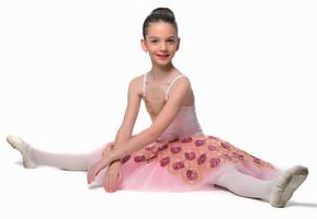 Beautiful girl ballet dancer. photo