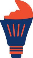 Light Bulb Creative Icon Design vector