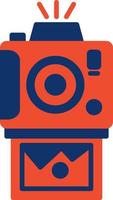 Instant Camera Creative Icon Design vector