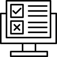 Online Survey Vector Icon Design