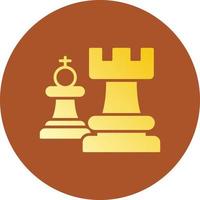 Chess Piece Creative Icon Design vector