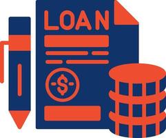 Loan Creative Icon Design vector