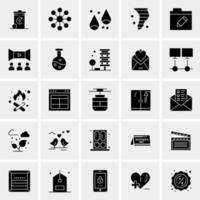 25 iconos de negocios universales vector ilustración de icono creativo para usar en proyectos relacionados con la web y dispositivos móviles