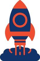 Rocket Creative Icon Design vector