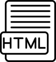 diseño de icono de vector html