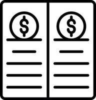 Balance Sheet Vector Icon Design