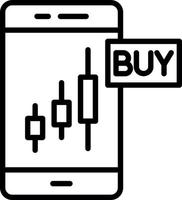 Buy Stocks Vector Icon Design