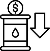 Oil Investing Vector Icon Design