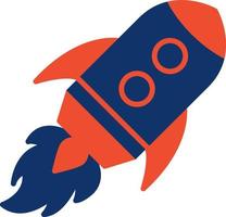 Rocket Creative Icon Design vector