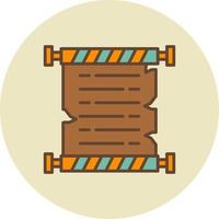 Papyrus Creative Icon Design vector