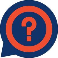 Question Creative Icon Design vector