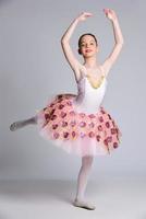 Beautiful girl ballet dancer. photo