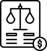 Balance Sheet Vector Icon Design