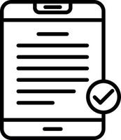 Digital Contract Vector Icon Design