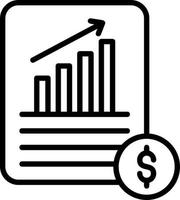 Debt Analysis Vector Icon Design