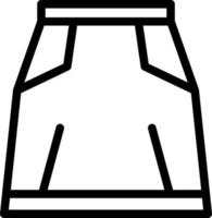 Skirt Vector Icon Design